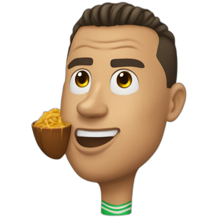 Ronaldo qui fait caca emoji