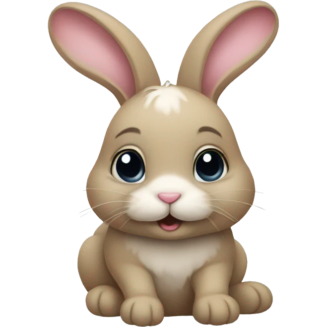 cute bunny emoji