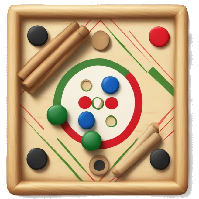 playing carrom emoji