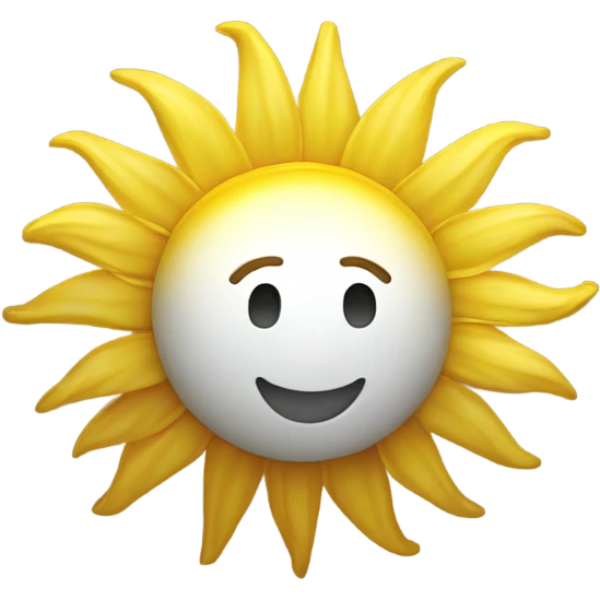 ball of sunshine emoji