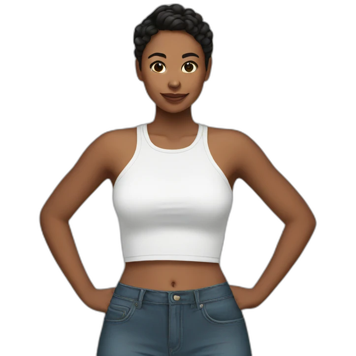 Croptop invisible emoji