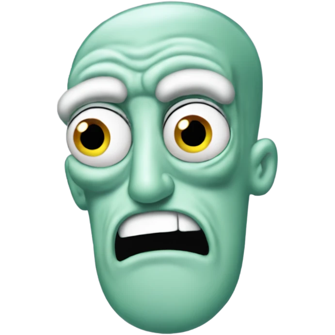 Squidward Bob Squarepants emoji