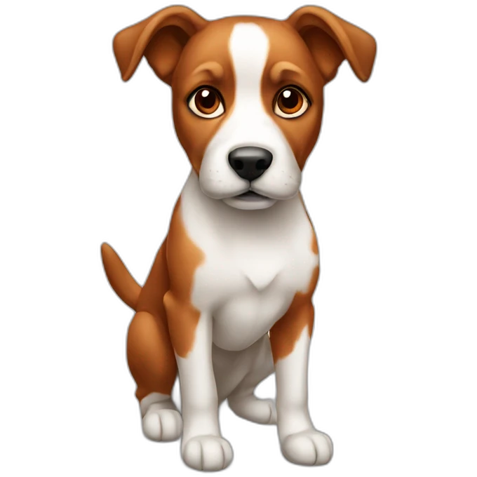 Dog red emoji