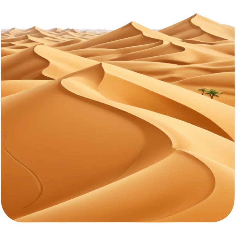 The Sahara Desert emoji