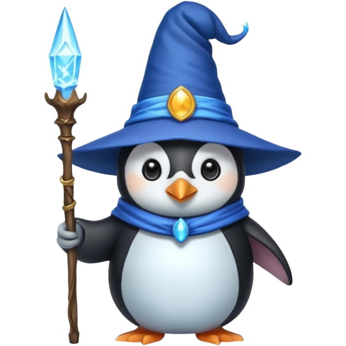 Penguin Wizard emoji
