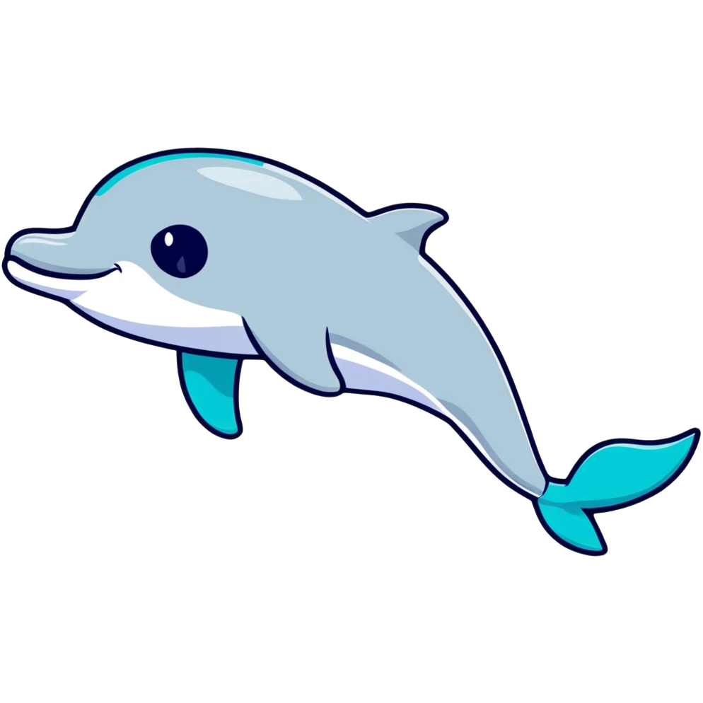 A dolphin wearing sunglasses  emoji