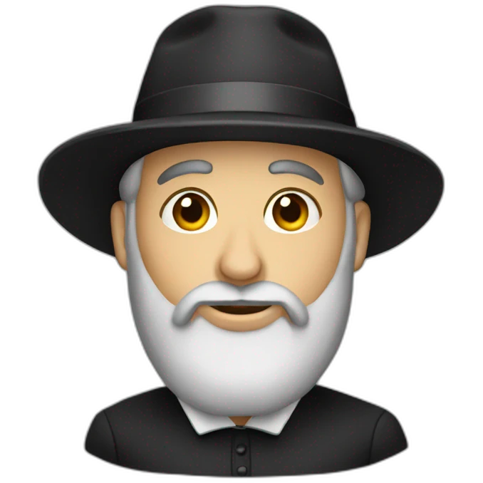 Orthodox jewish man emoji