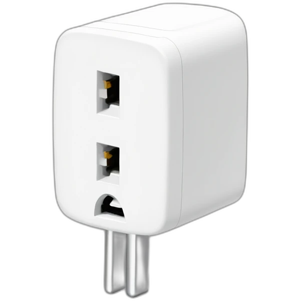3 pin plug angled view emoji