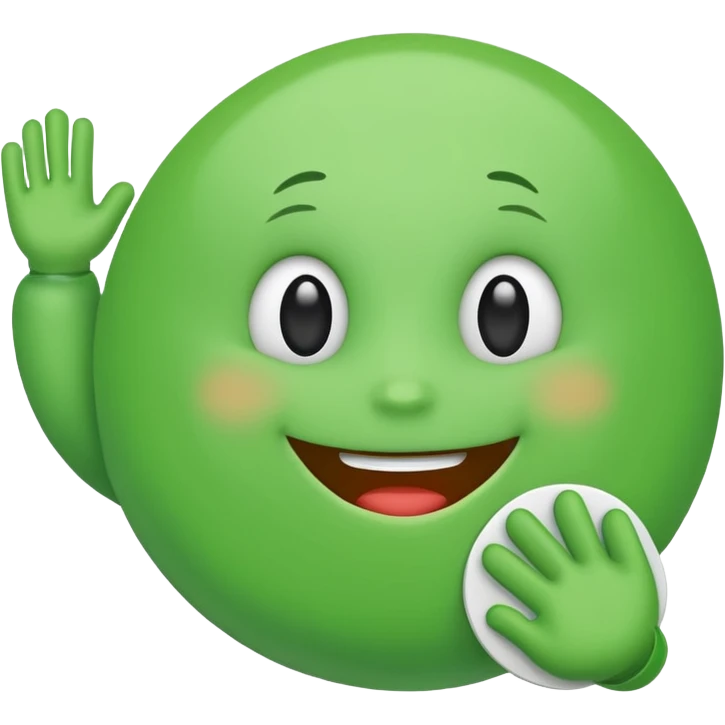 blob holding sign emoji