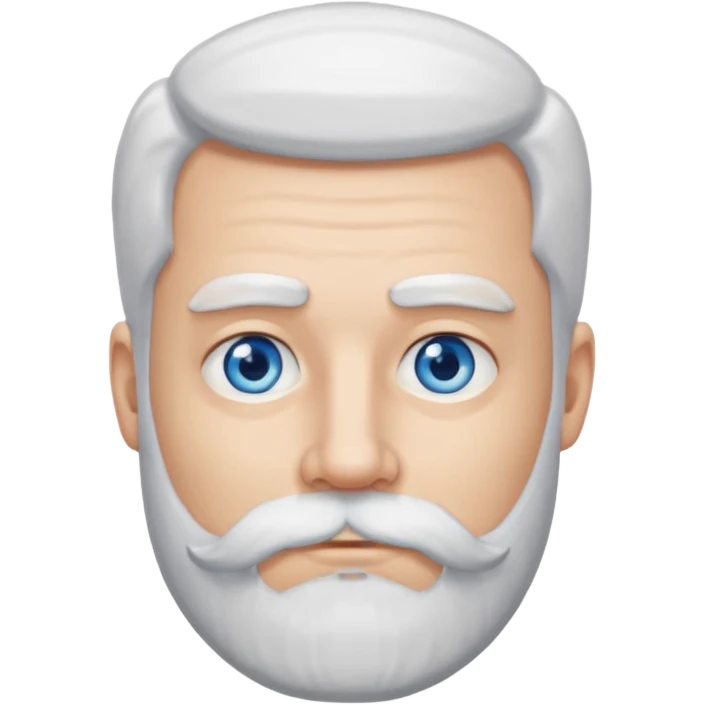 i want with white beard emoji
