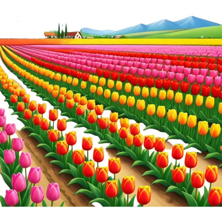 tulips fields emoji