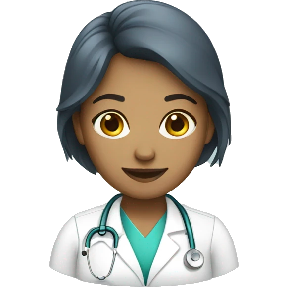 female medical office assistant emoji