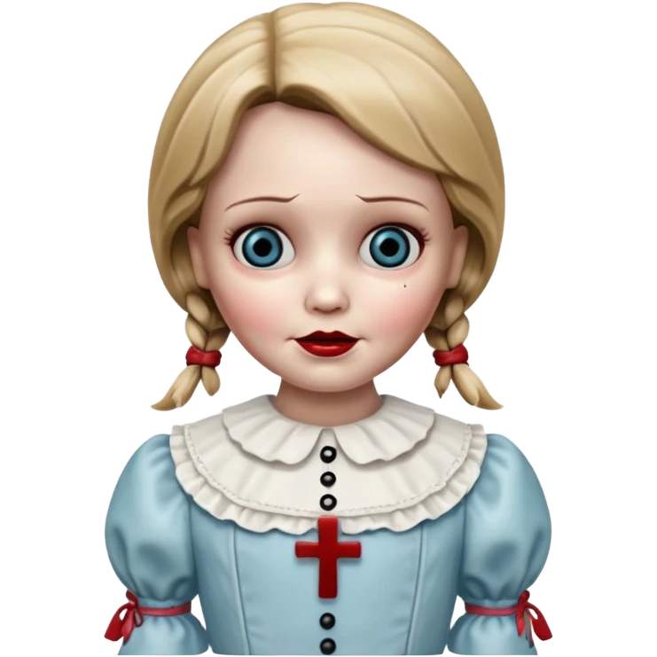 Annabelle doll from The Conjuring movie emoji