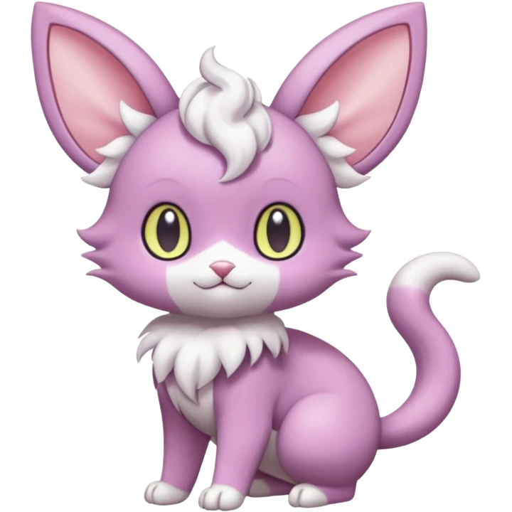  Fey Toony Espurr-Minccino-Skitty-Delcatty-Sprigatito-Purrloin-fusion-hybrid emoji
