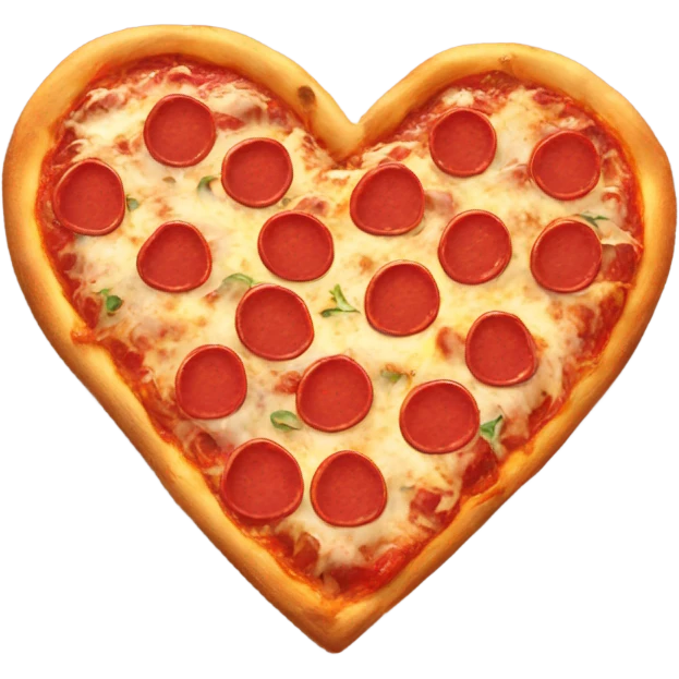 Heart pizza emoji