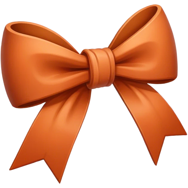 Terracotta bow emoji