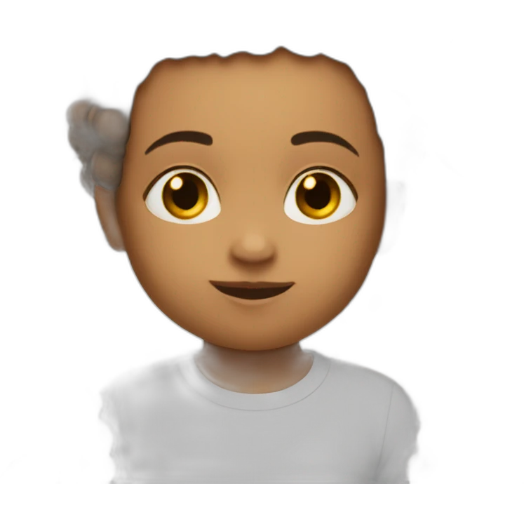 5 white babies emoji