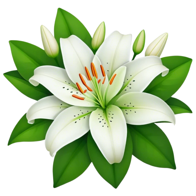 Lilies  emoji