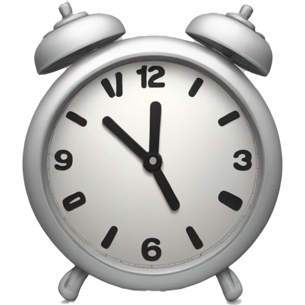 clock 6 pm emoji