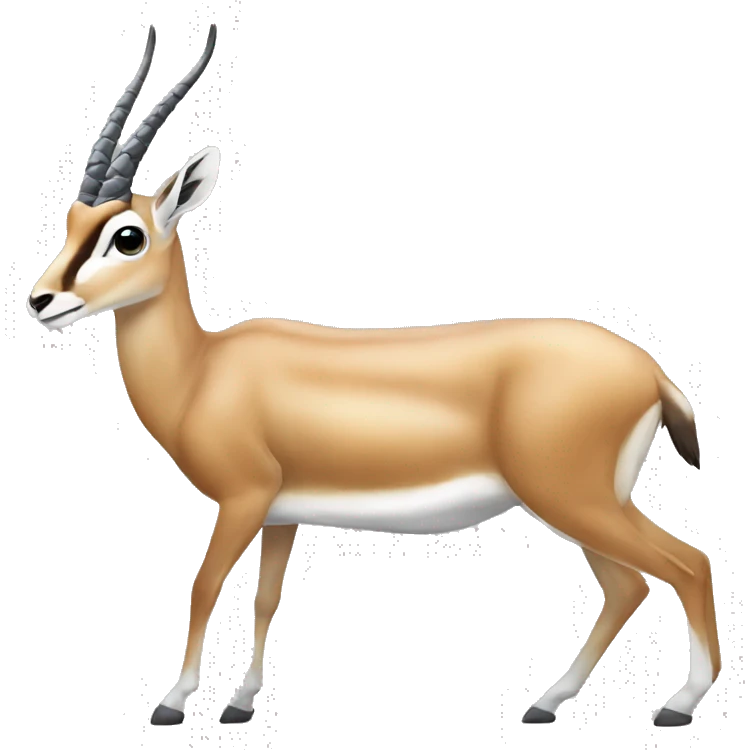 Moitié gazelle moitié tortue emoji