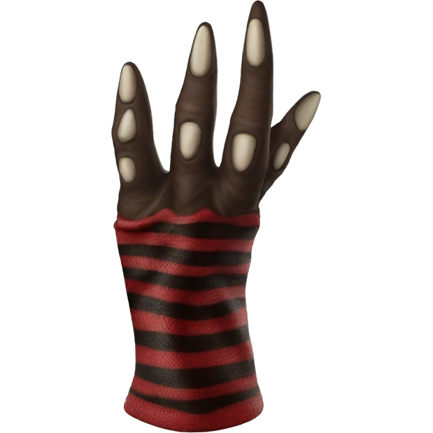 freddy krueger shark finger glove emoji