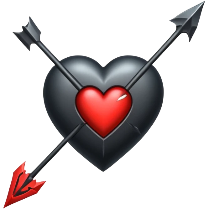 Corazón con flecha de demonio  emoji