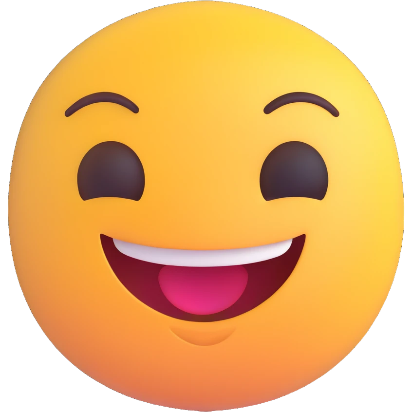 A thoughtful face smile emoji emoji