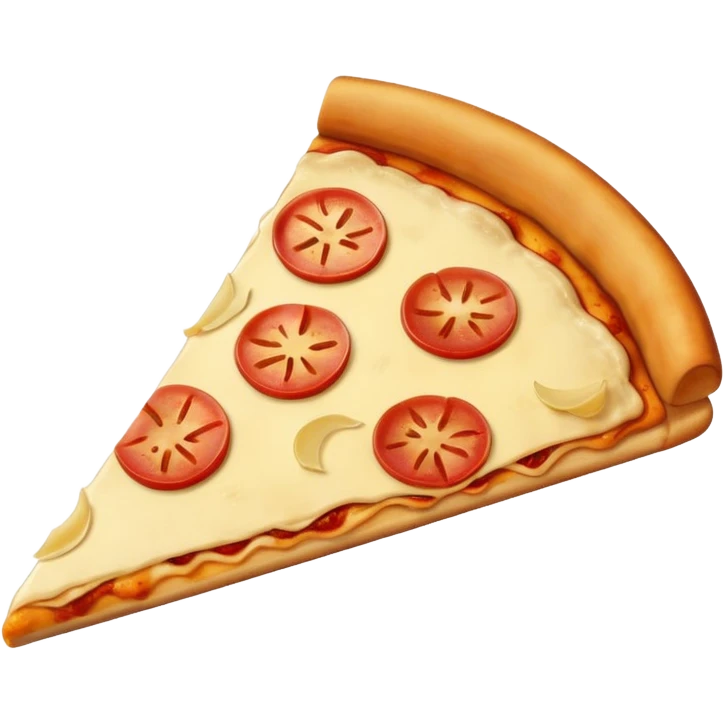 Cheese 🧀 pizza slice 1 slice with  cutting Apple pieces emoji
