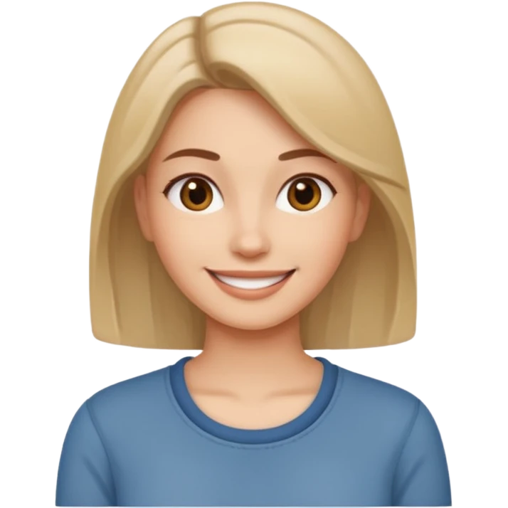 women casual outfit full satisfied emoji