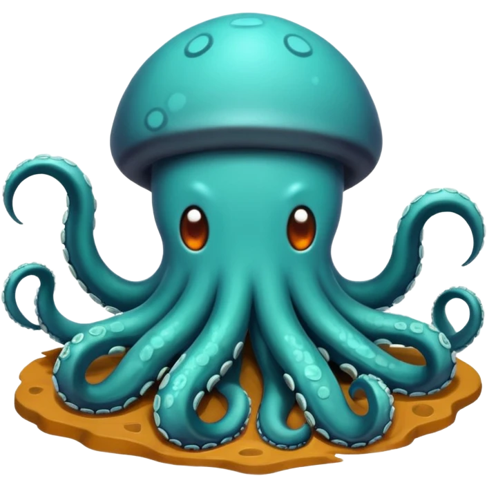 Tentacles getting out of a hole emoji