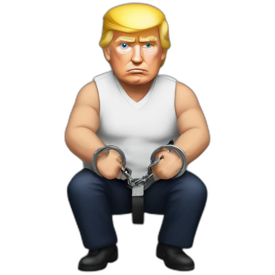 trump-in-handcuffs emoji