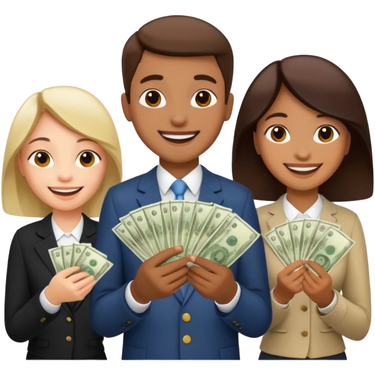 moneymaking group emoji
