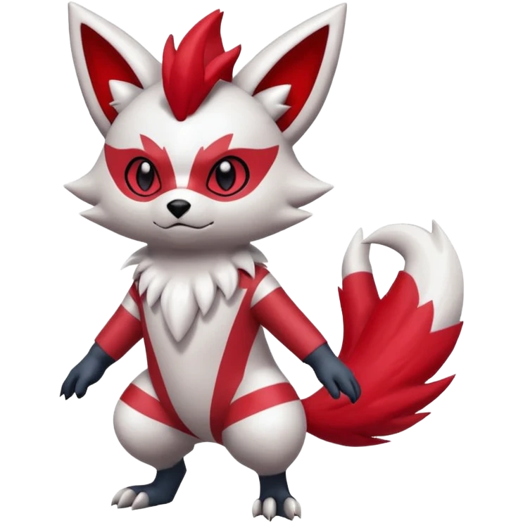 Zorua-Zangoose-Fakémon-hybrid-creature (full body)  emoji