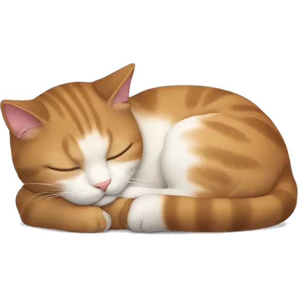 Cat sleeping  emoji