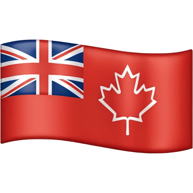 Canadian Red ensign flag emoji