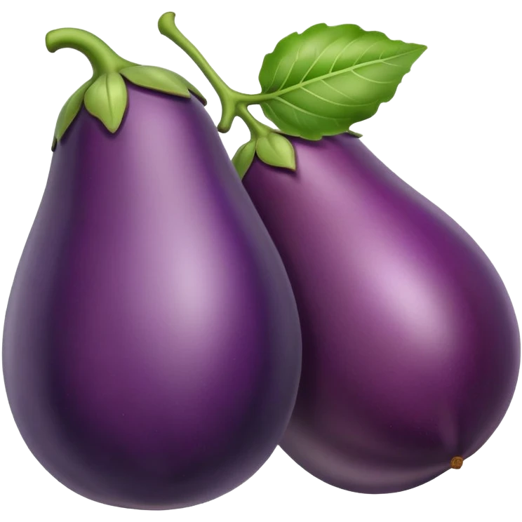 Am eggplant spalling an peach emoji