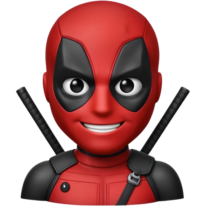 Deadpool solo la cara como emoji  emoji