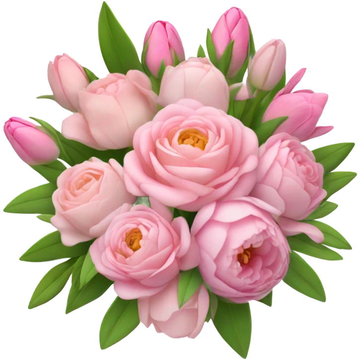 Pink flower bouquet  emoji