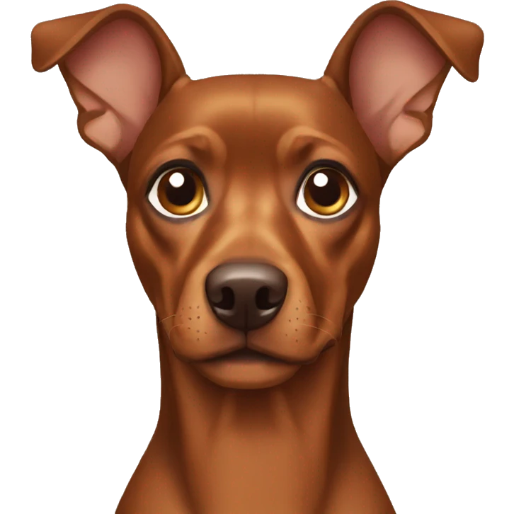 brown pinscher emoji