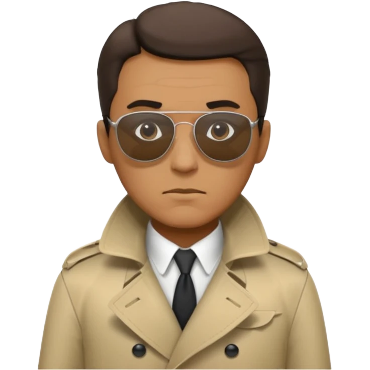 Sunglasses-wearing detective emoji