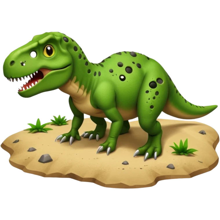 En küçük mərmi ile ölen t-rex emoji