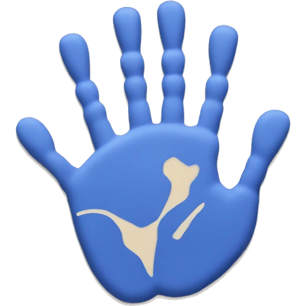 Handprint emoji