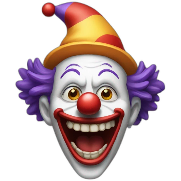 crazy clown emoji