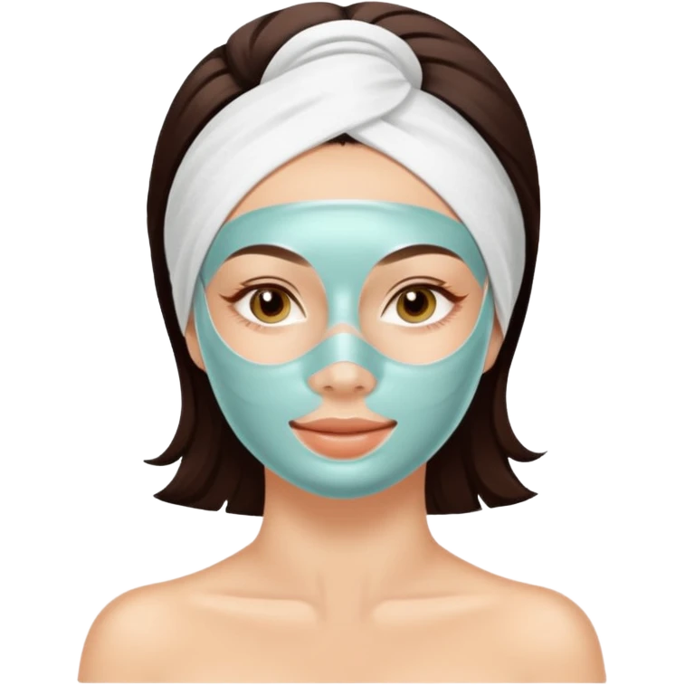 Woman doing spa emoji