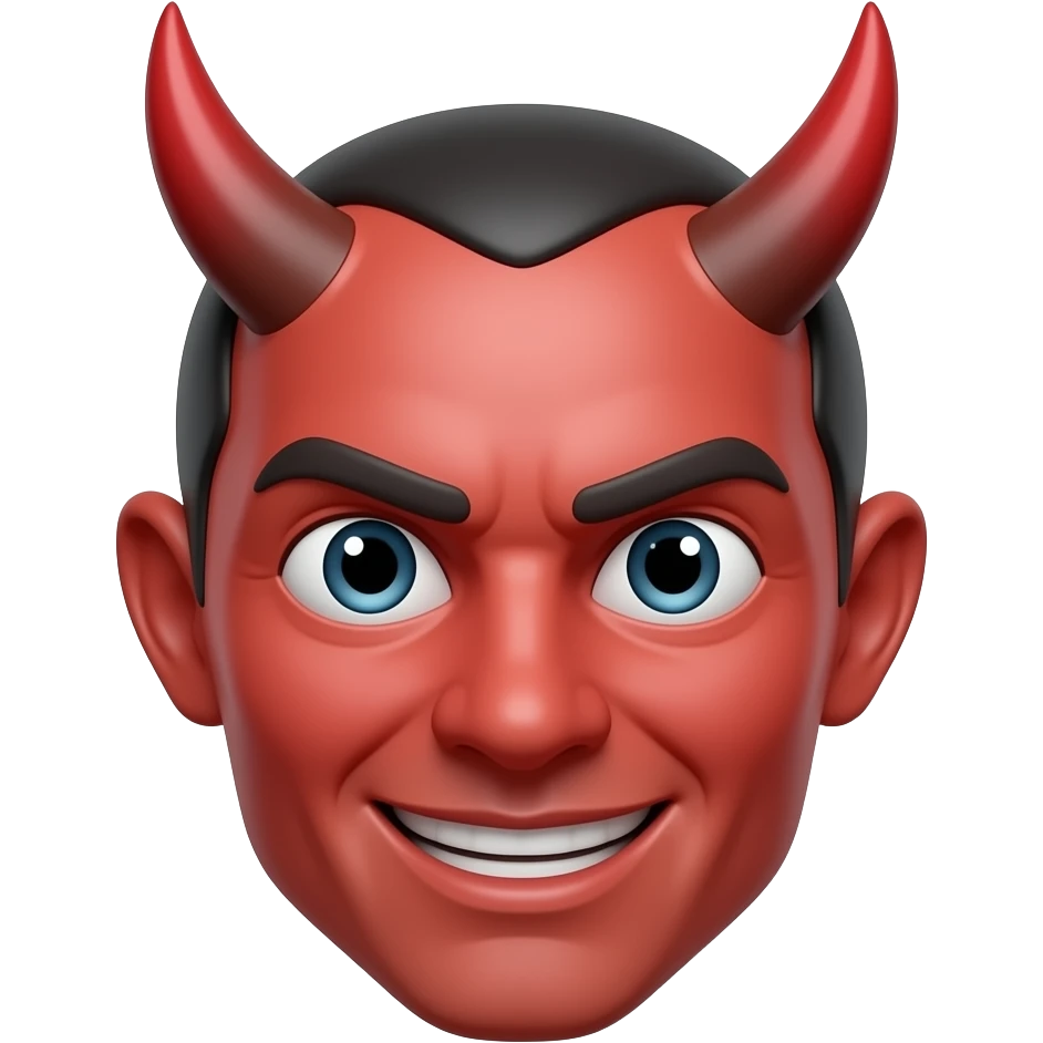 devil emoji 3d face emoji