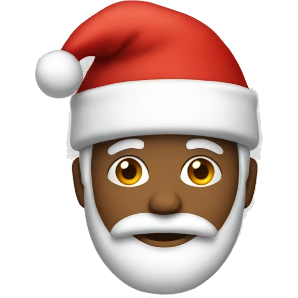 Wearing a Santa hat  emoji