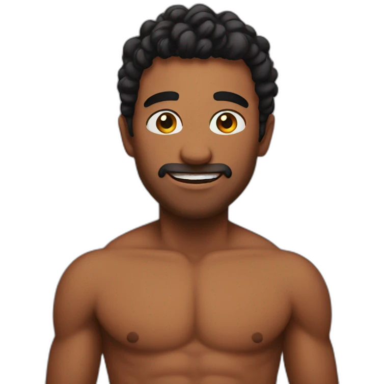 shirtless emoji