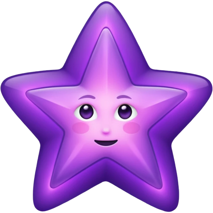 Purple void star that looks ethereal emoji