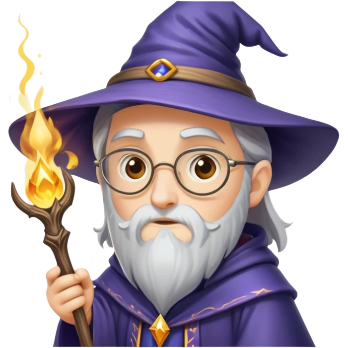 Wizard casting spells emoji