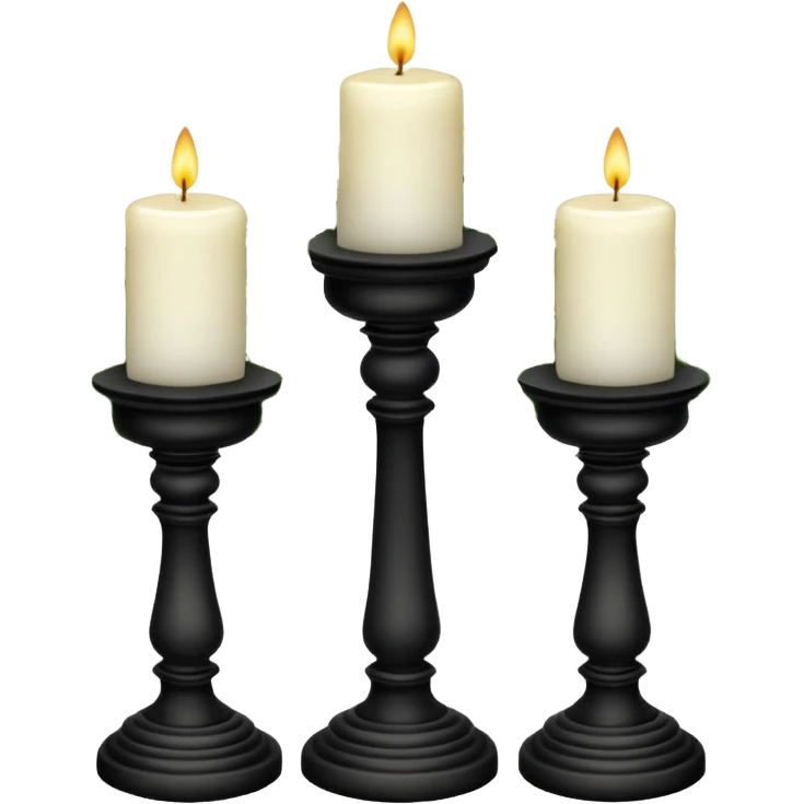 Candles white and with flowers and marble pedestals and lush vines and ferns emoji